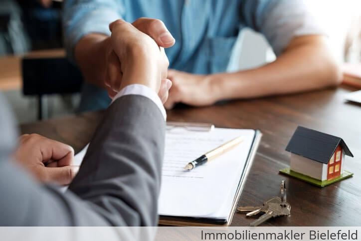 Immobilienmakler vermittelt Immobilie in Bielefeld.