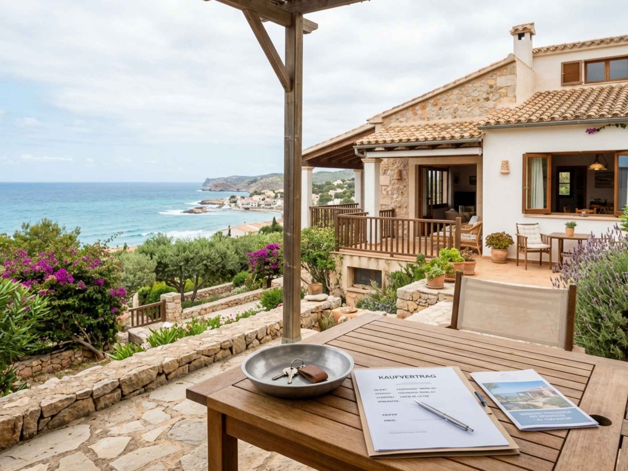 Ferienhaus an der mediterranen Küste