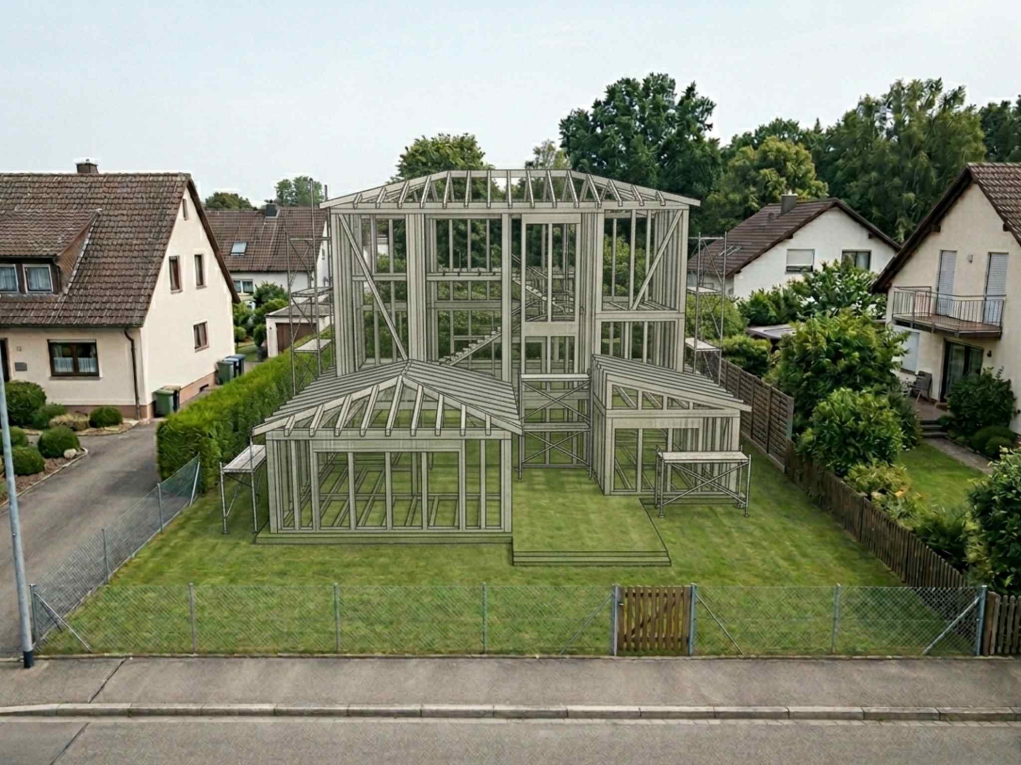 Grundstück im Grünen mit Unterstand für Vieh